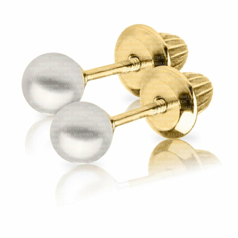 14K Children’s Pearl Studs Earrings Earrings