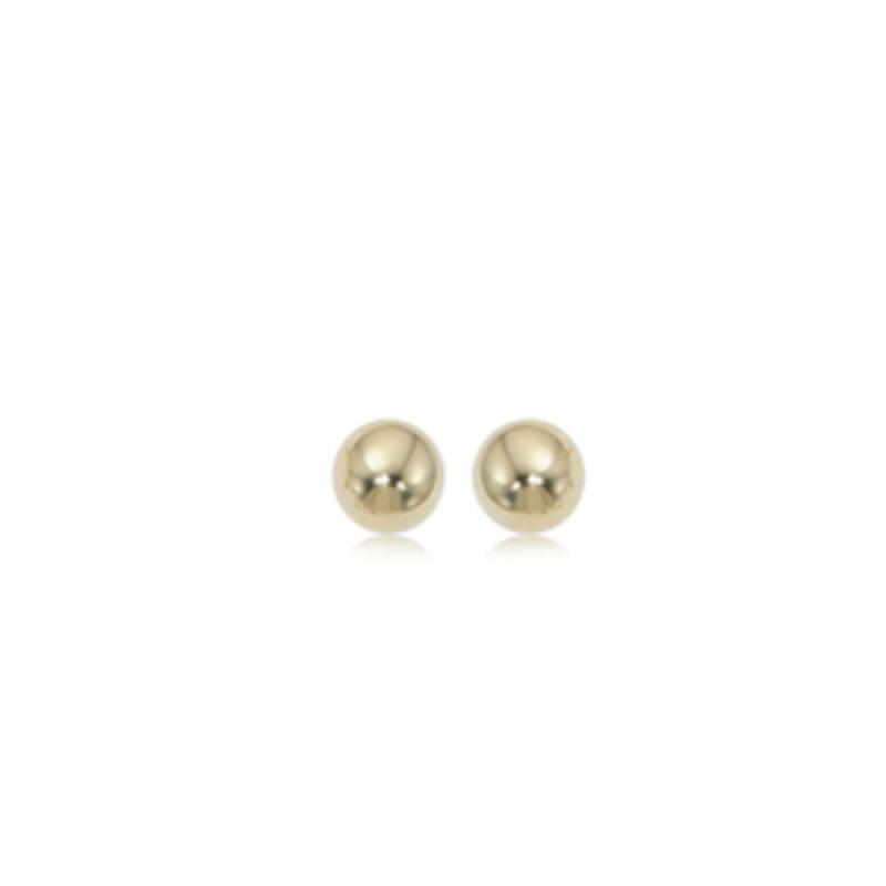 14K Gold 4Mm Ball Stud Earrings Earrings