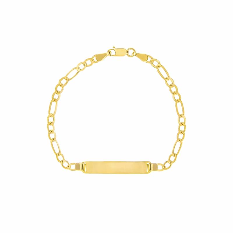 14K Yellow Gold Child’s Id Bracelet Children's Jewelry