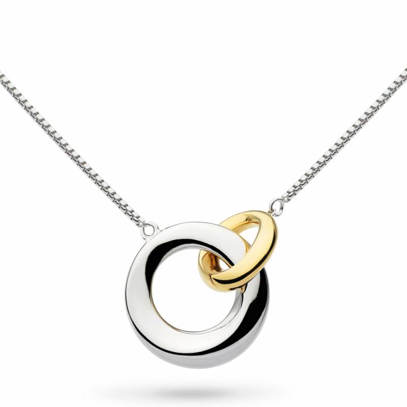 Bevel Cirque Link Golden Necklace Jewelry