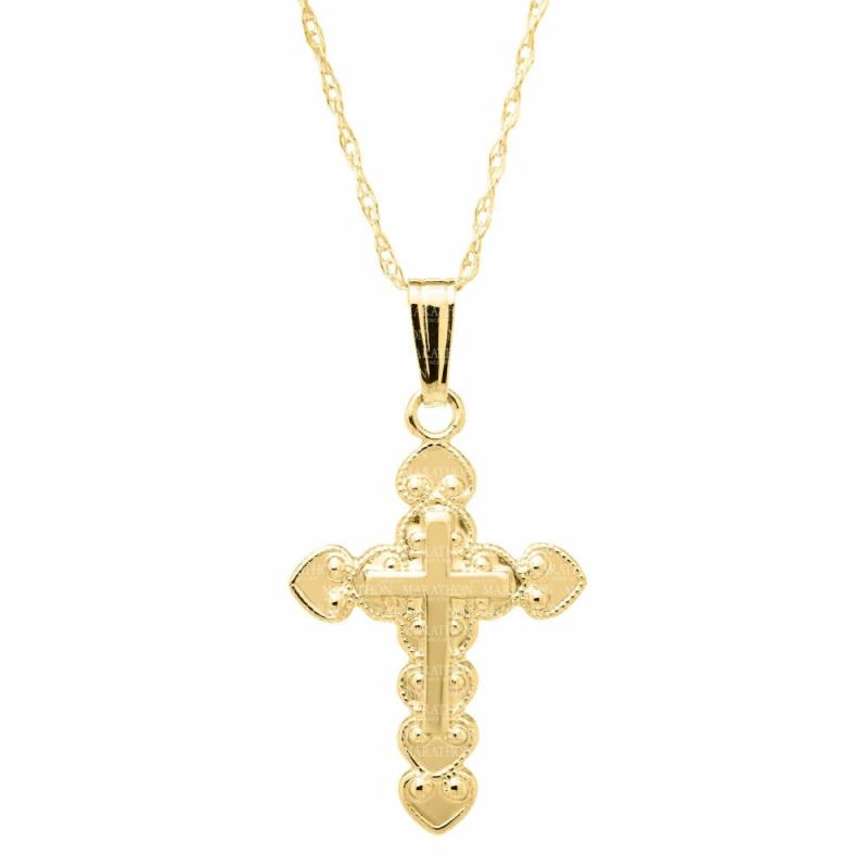 Children’s 14K Gold Cross Pendant Children's Jewelry