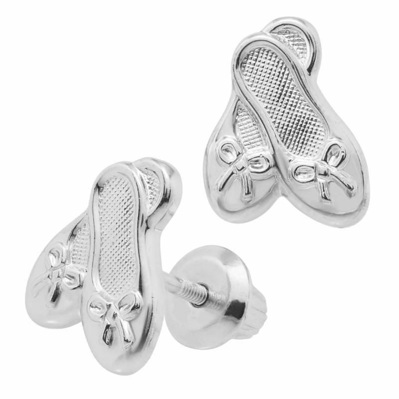 Children’s Ballet Slippers Stud Earrings Children's Jewelry