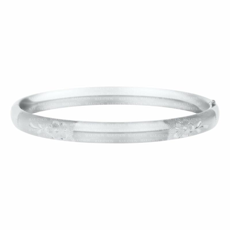 Children’s Engravable Silver Bangle Children's Jewelry