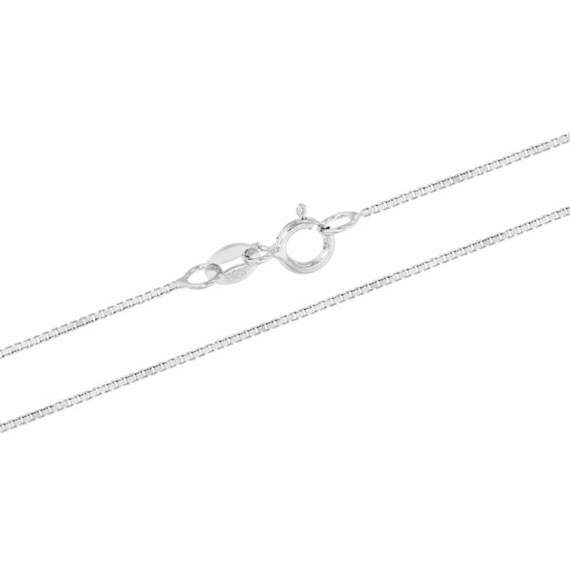 Children’s Silver Classic 1Mm 12″ Box Chain Necklace Children's Jewelry