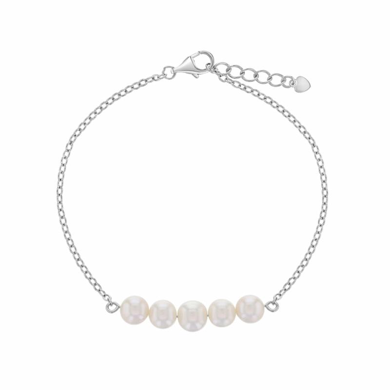 Children’s Silver Freshwater Cultured Pearl Bracelet Children's Jewelry