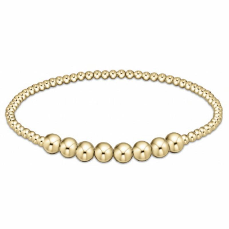 Extends-Classic Gold Beaded Bliss Bead Bracelet-Gold Bracelets