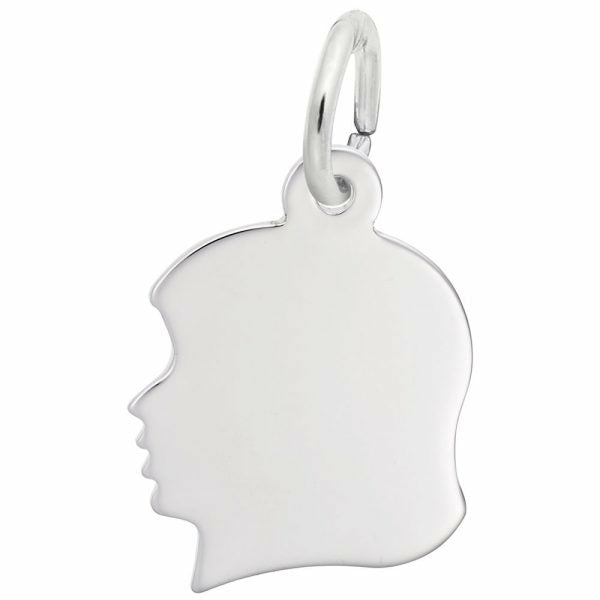 Girl’s Head Charm Charms & Pendants