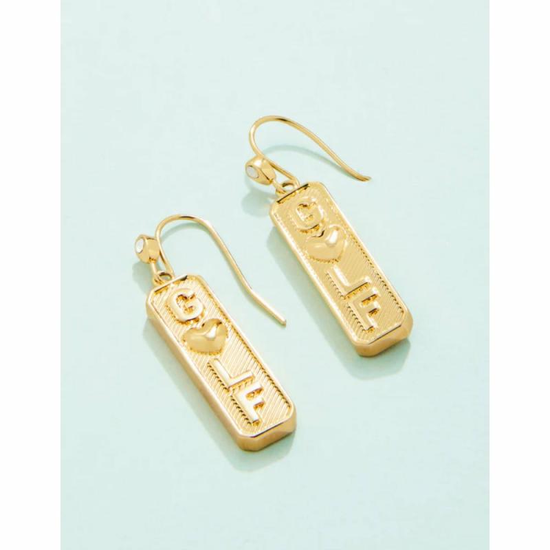 Golf Earrings – Gold Earrings