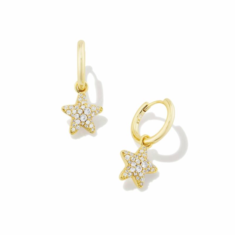 Jae Star Pave Huggie Earrings Earrings