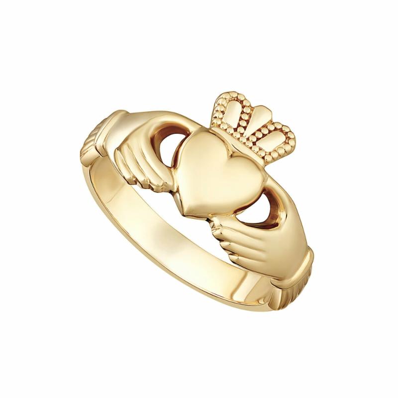 Ladies 14K Claddagh Ring Jewelry