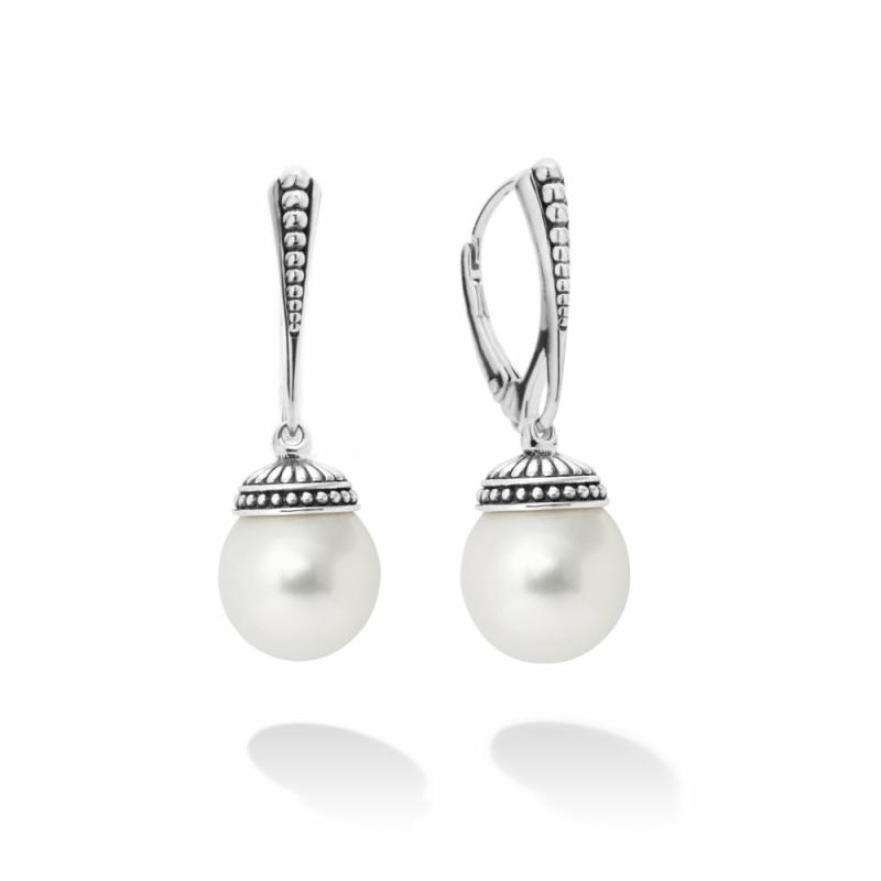 Luna Pearl Drop Earrings Earrings