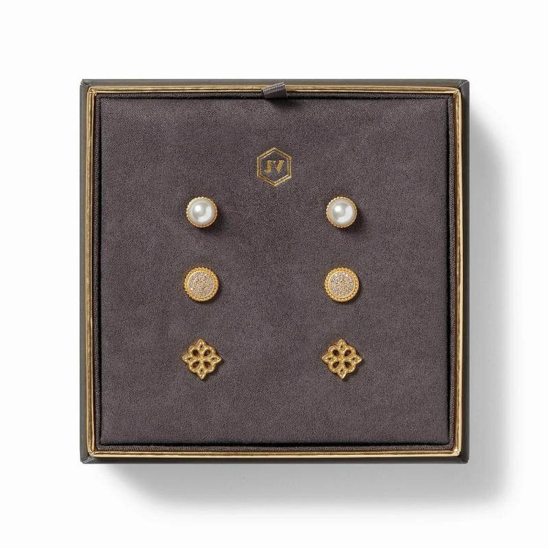 Marie Triple Stud Gift Set Earrings