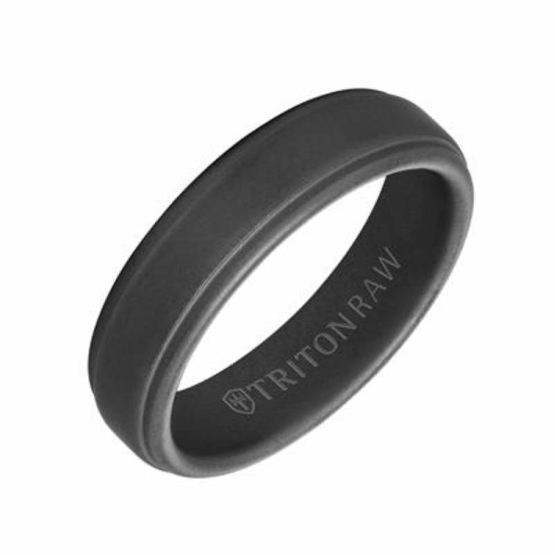 Men’s 6Mm Tungsten Wedding Band With Sandblast Finish Jewelry