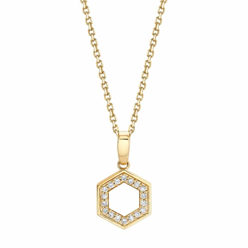 Michael M. Mini Hex Pendant Necklace Jewelry