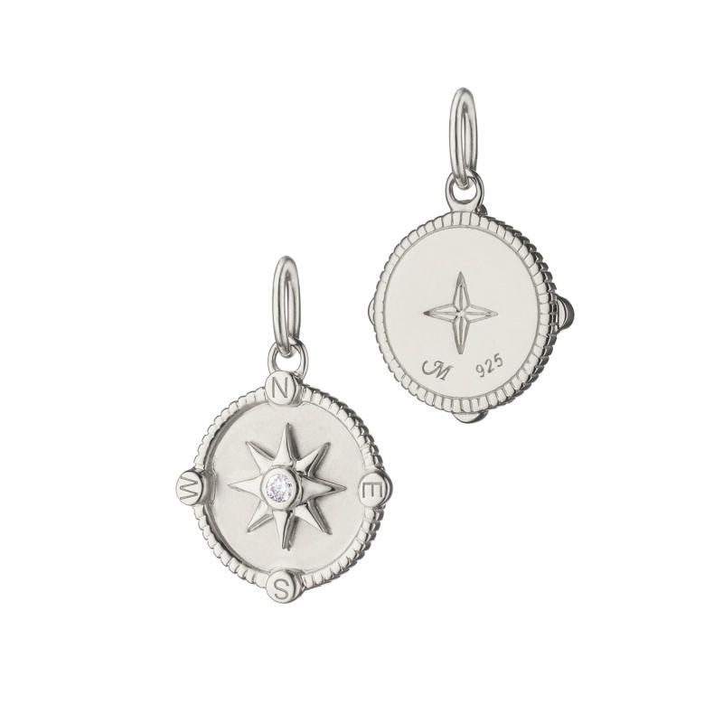 Mini “Adventure” Compass Charm Charms & Pendants