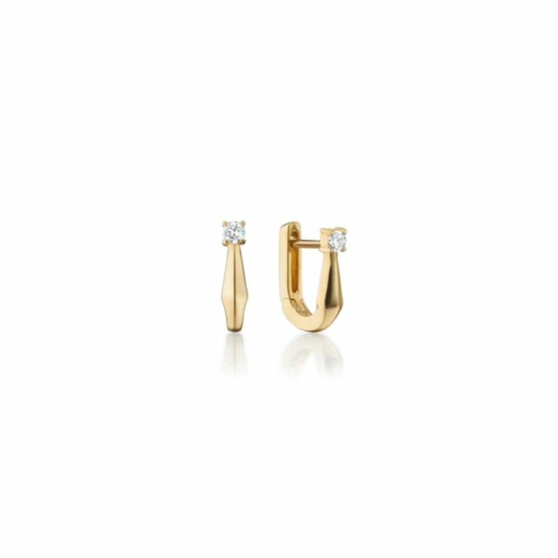 Mrk 18K Petite “Points North” Earrings Earrings