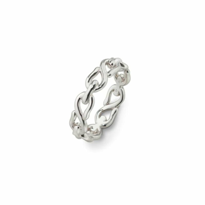 Mrk Silver Infinity Stackable Ring Jewelry