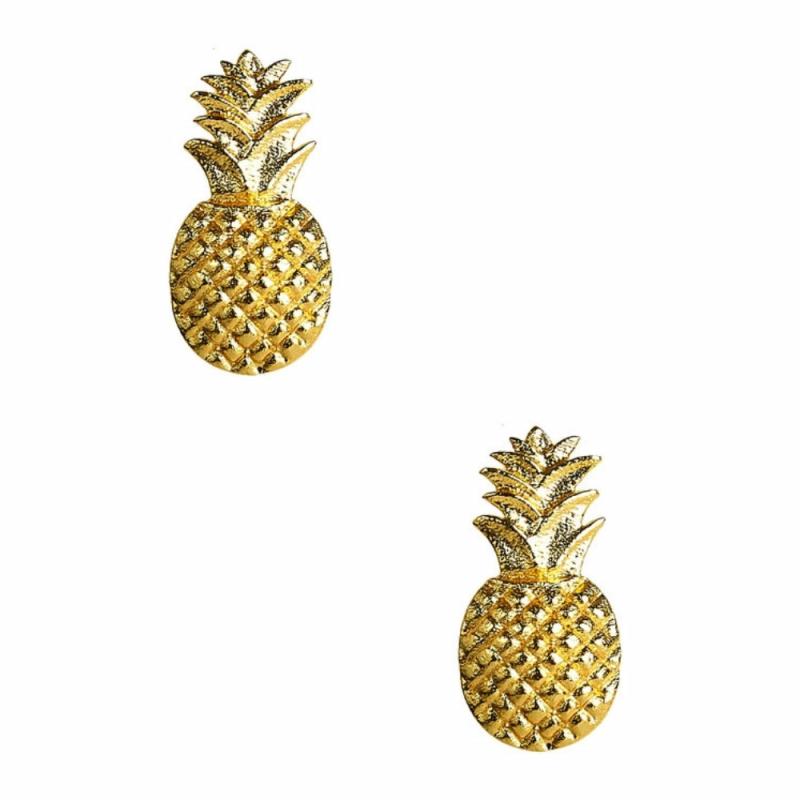 Pineapple Gold Stud Earrings Earrings