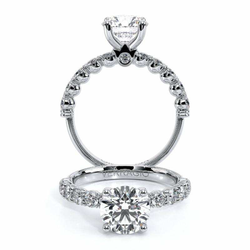 Renaissance 14K White Gold Engagement Ring Jewelry