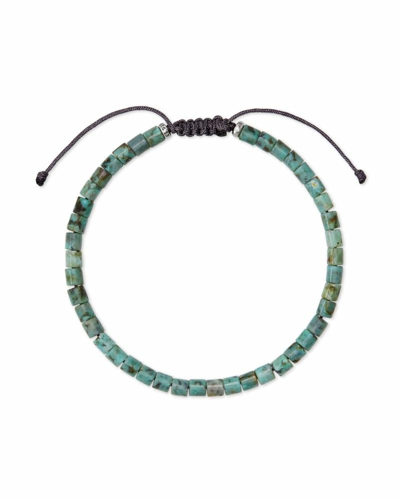 Scott Bros. Grey Oxidized Silver Bracelet In Turquoise Jasper Bracelets