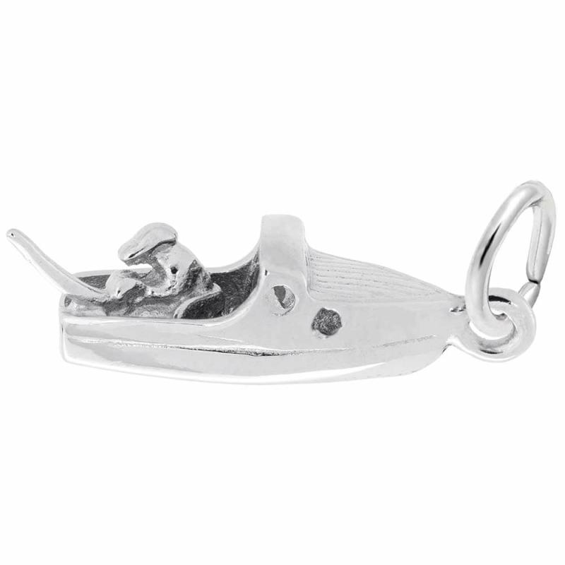 Silver Boat Charm Charms & Pendants