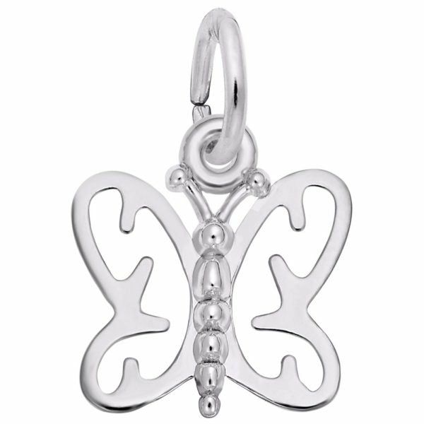 Silver Butterfly Charm Charms & Pendants