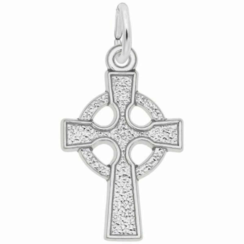 Silver Celtic Cross Charm Charms & Pendants