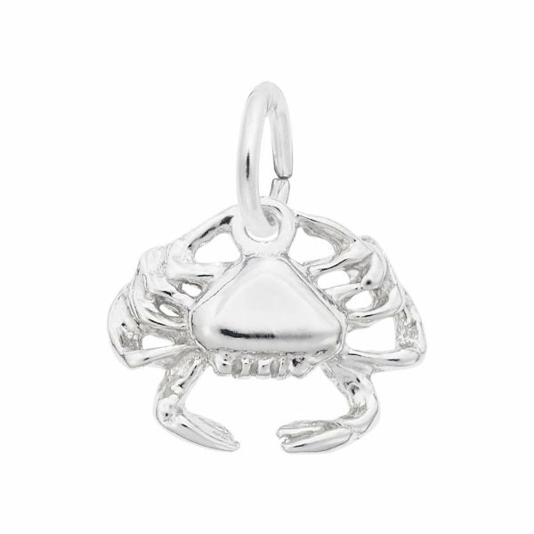 Silver Crab Charm Charms & Pendants