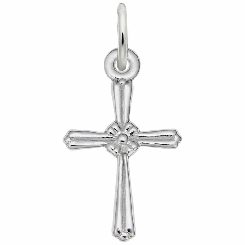 Silver Cross Accent Charm Charms & Pendants