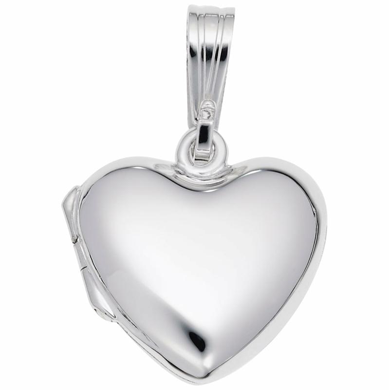 Silver Heart Locket Charm Charms & Pendants