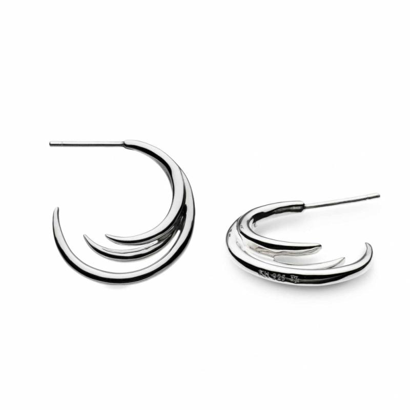 Silver Helix Wrap Earrings Earrings