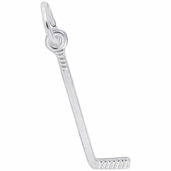 Silver Hockey Stick Charm Charms & Pendants