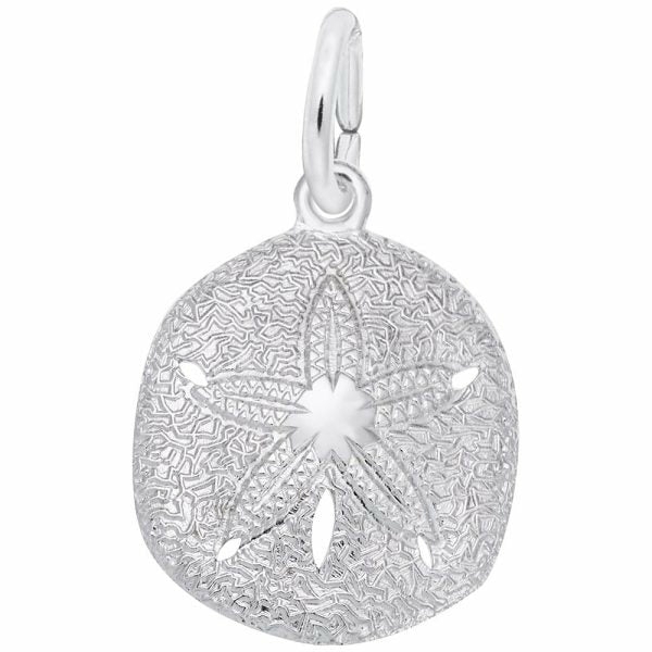 Silver Sand Dollar Charm Charms & Pendants