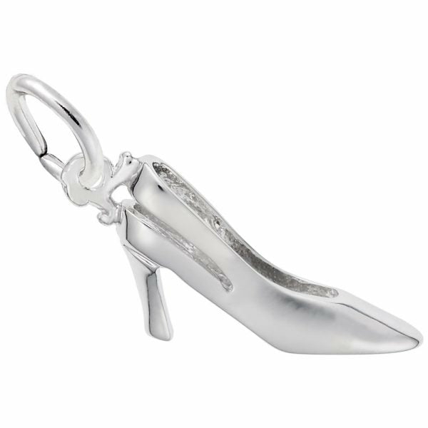 Silver Sling Back Heels Charm Charms & Pendants