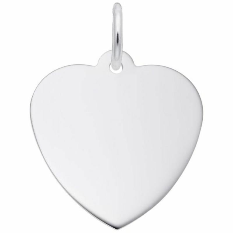 Silver Small Classic Heart Charm Charms & Pendants