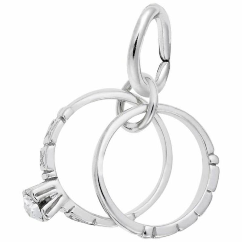 Silver Wedding & Engagement Rings Charm Charms & Pendants