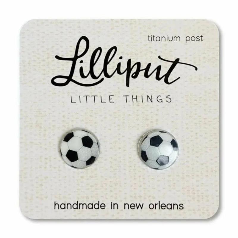 Soccer Ball Earrings Earrings