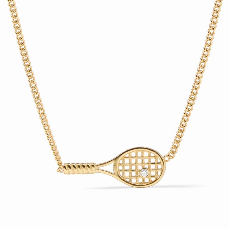 Tennis Racquet Delicate Necklace Jewelry