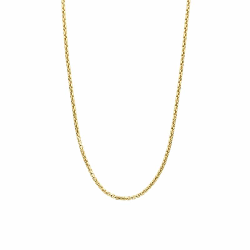 Ti Sento Gold Plated Chain Necklace Jewelry