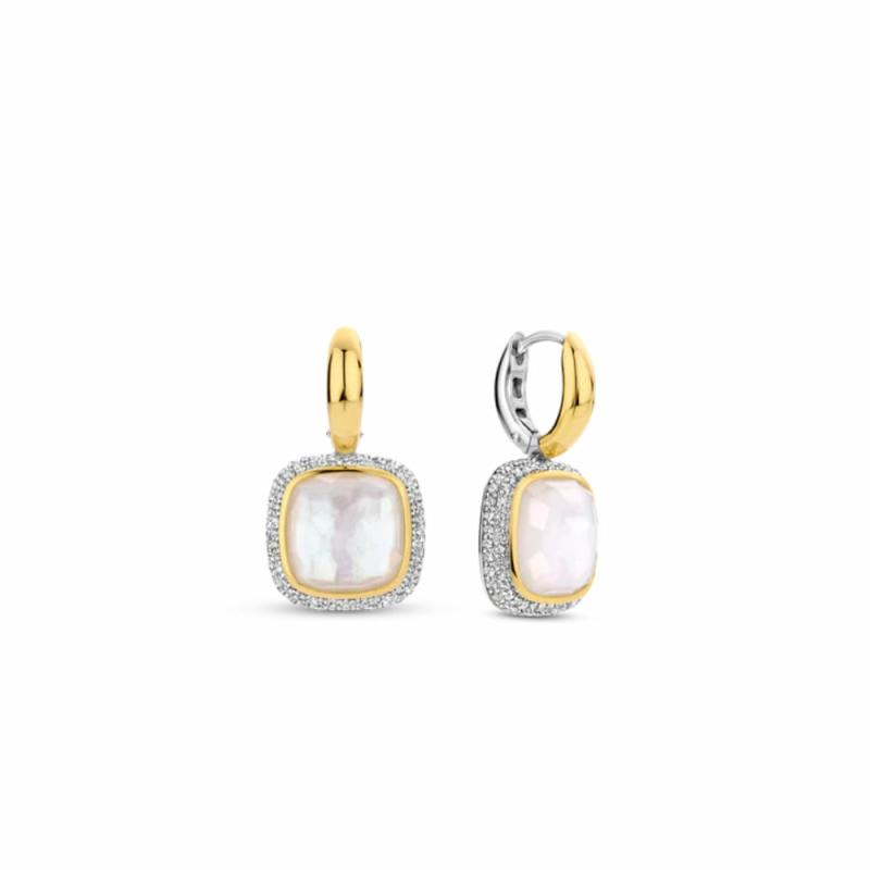 Ti Sento Mother Of Pearl Drop Earrings Earrings