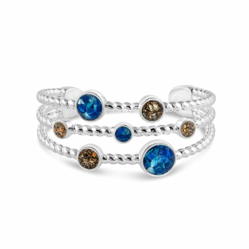 X Silver Rope Cuff Bracelet – Bali Blue Bracelets