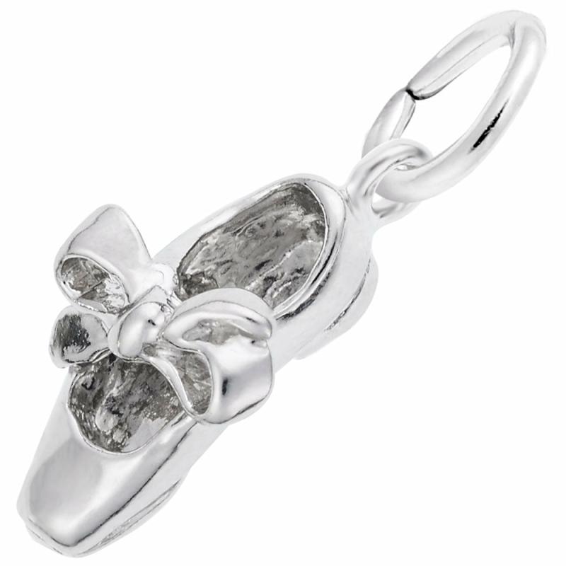 Silver Tap Shoes Charm Charms & Pendants