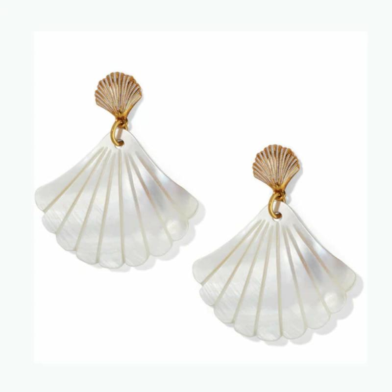 Sunset Cove Mother Of Pearl Shell Post Earrings Earrings